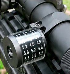 B1 RealShot reel fitted to a Picatinny rail