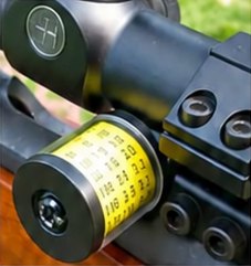 B2 RealShot reel with a yellow data strip fitted to a rimfire dovetail