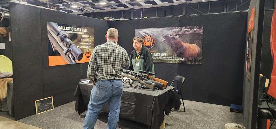 Real Shot demonstrated at a New Zealand hunting and outdoor trade show
